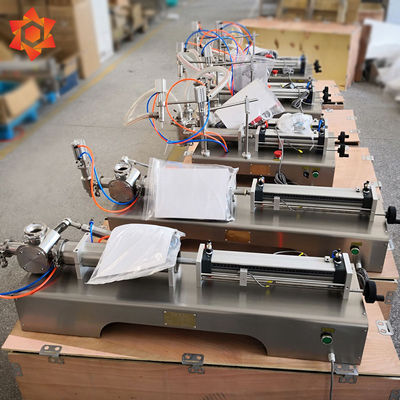 完全な空気の半自動液体の充填機の空気圧0.4-0.9MPA